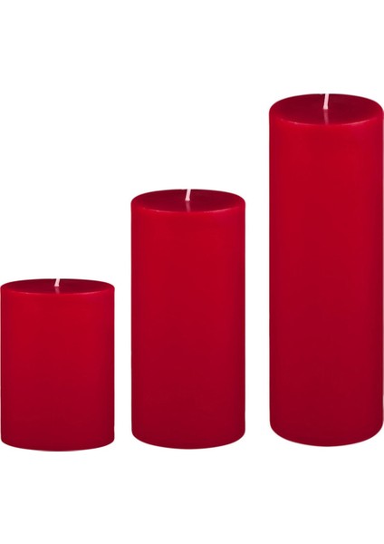 Big Set Mum Çap 10 cm Kırmızı