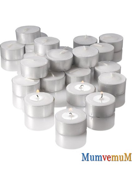 1 Koli Tea light Mum 4 Saat Yanar