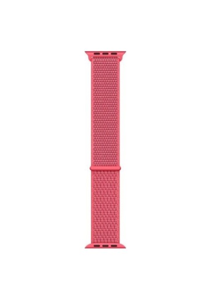 - 38-40 mm Spor Loop Dokuma Kordon - Açık Turuncu