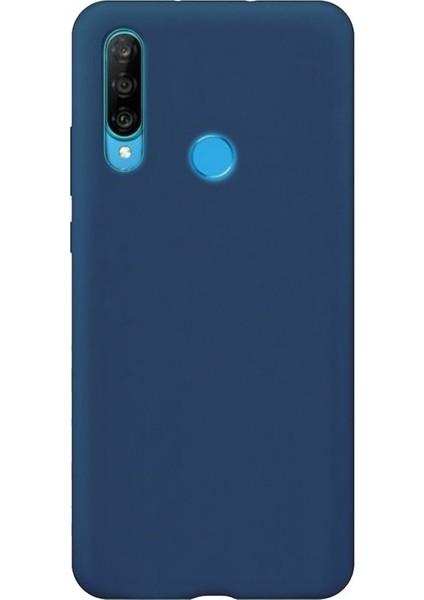 Huawei P30 Lite Kılıf Silikon Premier (Lacivert)