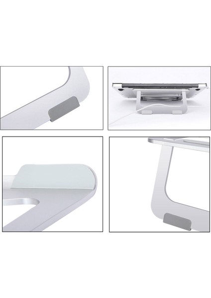 Portatif Macbook Notebook Laptop Aluminyum Stand Masaüstü Tutucu 13-15.6 Inch - Model No : AL2336