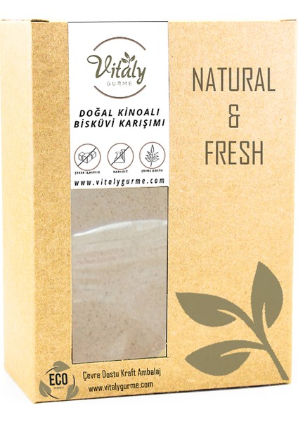 Doğal Kinoalı Bebek Bisküvi Karışımı 250 G