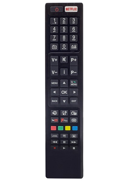 Vestel Netflıx-Youtube-Play Tuslu Lcd-Led Tv Kumandası