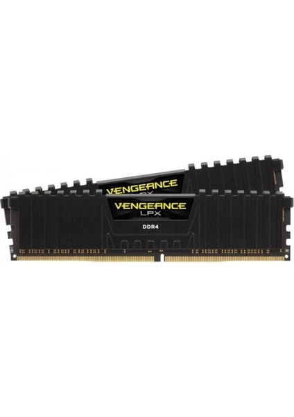 Vengeance LPX 16GB (2x 8GB) 3200 MHz DDR4 CL16 Dual Kit Ram - Siyah CMK16GX4M2E3200C16