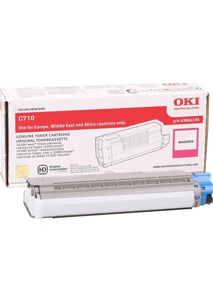 Toner C710-C711 44318622 Kırmızı 11,5K