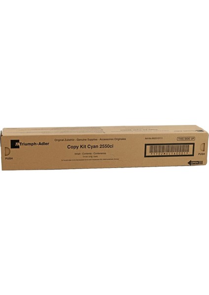 Triumph Adler 2550Ci Mavi Toner 662510011