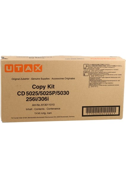 Cd5025 Toner Cd5030-Cd5000 Dc6025-6030-6035 256İ-306İ 613011010