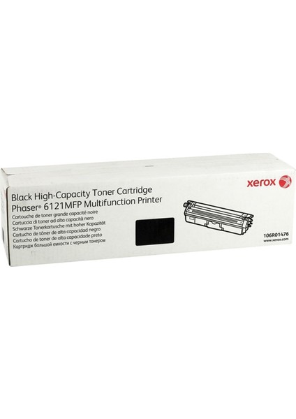 Phaser 6121 Siyah Toner 106R01476 2.500 Sayfa