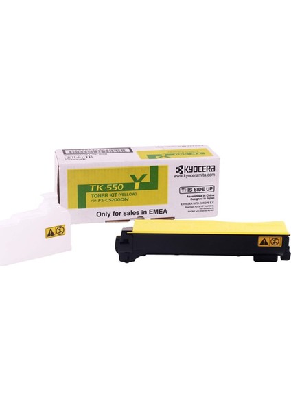 Kyocera Mita Tk-550 Sarı Toner Fs-C 5200-5200Dn 1T02Hmaeu0