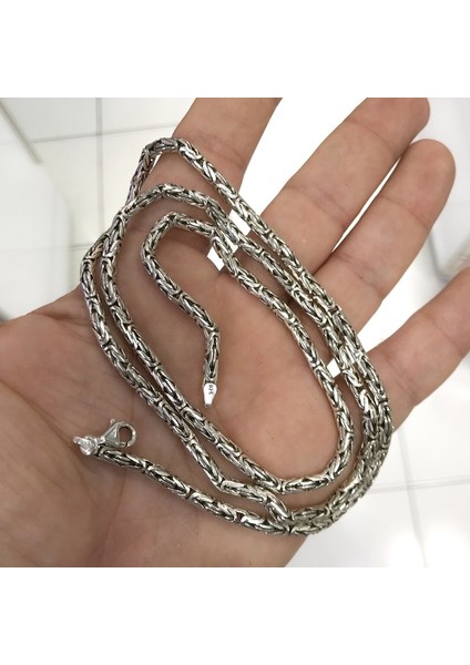 70 cm 40 gr 3 mm Düz Kral Zinciri Gümüş Erkek Kolye fiyatları