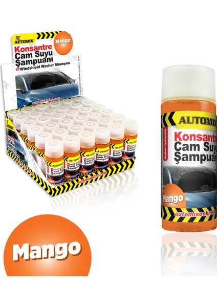 Cam Suyu Şampuanı Mango Kokulu 50Ml