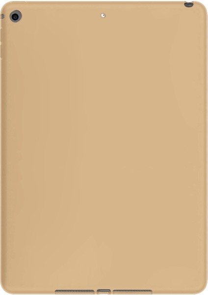 Apple iPad 4.Nesil (2012 Sonu) Rubber&Soft Feeling Tablet Kılıfı (A1458/A1459/A1460) 9.7 İnç Gold