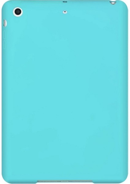 Apple iPad 6.Nesil (2018) Rubber&Soft Feeling Tablet Kılıfı (A1893/A1954) 9.7 İnç Turkuaz