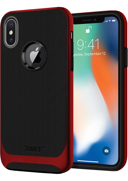 Buff iPhone X New Armor Kılıf Red