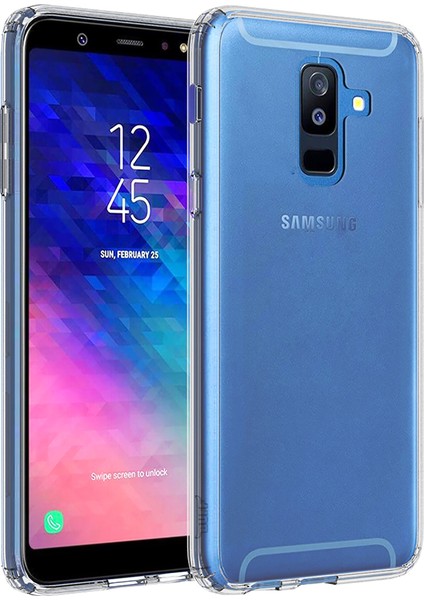 BUFF Galaxy A6 Plus 2018 Air Hybrid Kılıf Crystal Clear