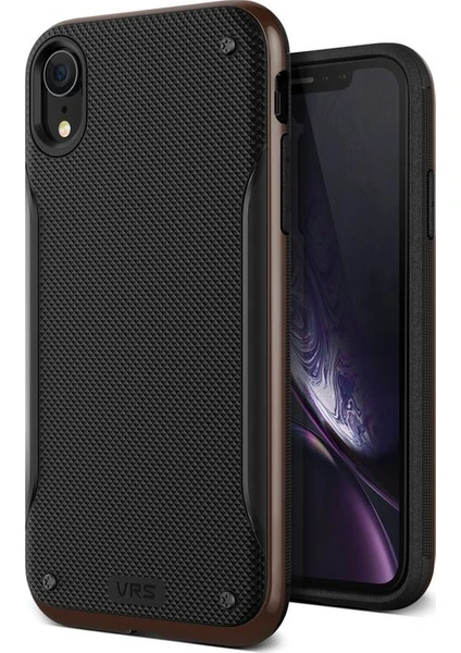 VRS iPhone XR High Pro Shield Kılıf Brown