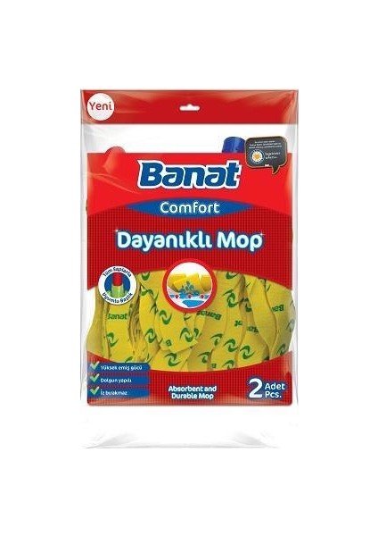 Comfort Dayanıklı Mop 2' li