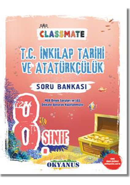 8. Sınıf Classmate T. C. İnkilap Tarihi Ve Atatürkçülük Soru Bankası
