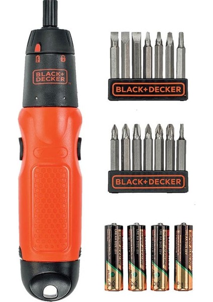 Black & Decker A7073 19'lu Pilli Vidalama ve Aksesuar Seti