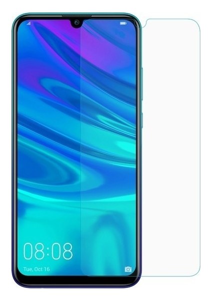 Huawei P30 Lite Kılıf Yüzüklü Standlı Tank Silikon + Kırılmayan Nano Cam