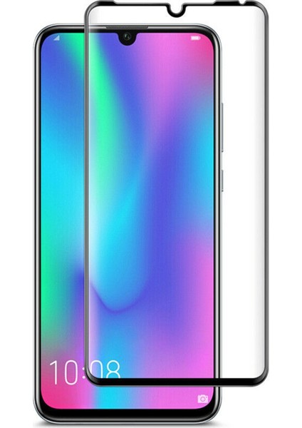 Huawei P30 Pro Kılıf Yüzüklü Standlı Tank Silikon + 5D Kavisli Tam Ekran Koruyucu Cam