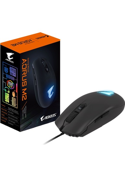 Aorus M2 RGB 6200DPI Oyuncu Mouse