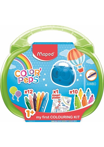 Color Peps İlk Boya Kalemi Paketim - Mavi
