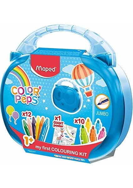 Color Peps İlk Boya Kalemi Paketim - Mavi