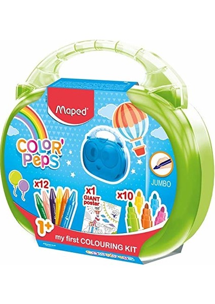Color Peps İlk Boya Kalemi Paketim - Mavi