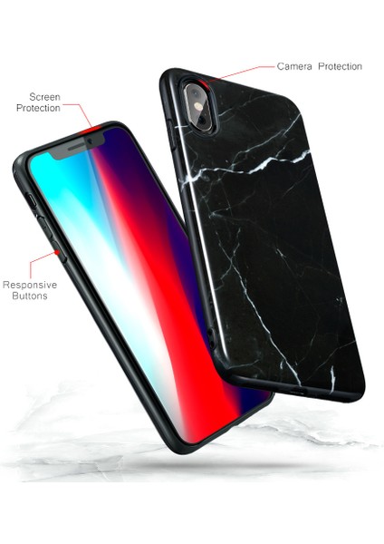 Apple iPhone Xs Max Kılıf Marble