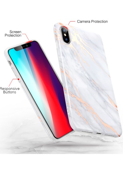 Apple iPhone Xs Max Kılıf Marble