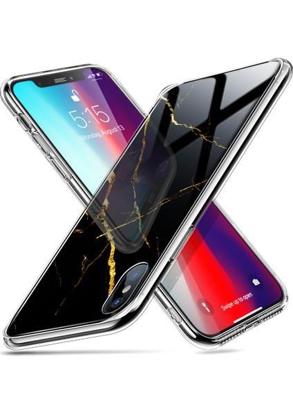 Apple iPhone Xs/X Kılıf Marble Glass