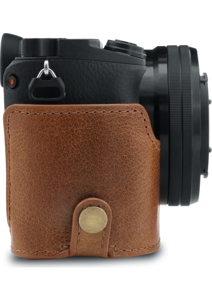 Sony Alpha A6100, A6400 Hakiki Deri Tek Dip Kamera Çantası