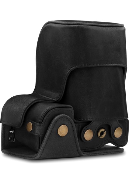 Sony Alpha A6100,A6400(18-135mm)Suni Deri Kamera Çantası fiyatları