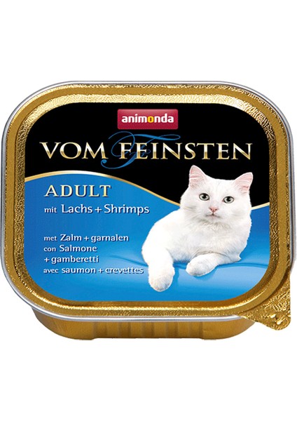 Somon + Karides Kedi Konservesi 100 g x 12 Adet