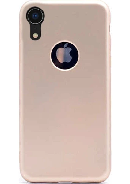 Apple iPhone XR Premium Matte Silikon Kılıf Gold