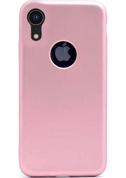 Apple iPhone XR Premium Matte Silikon Kılıf Pembe