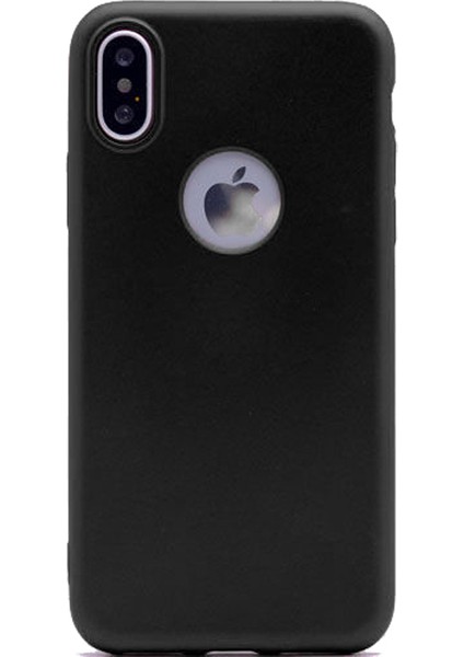 Apple iPhone XS MAX Premium Matte Silikon Kılıf Siyah