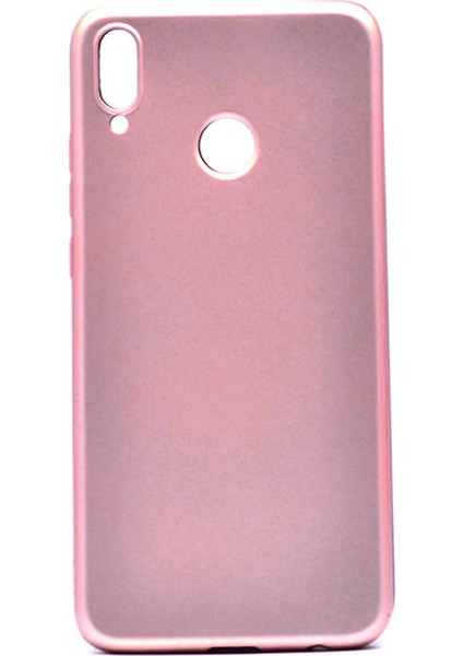 Huawei Honor 8C Premium Matte Silikon Kılıf Pembe