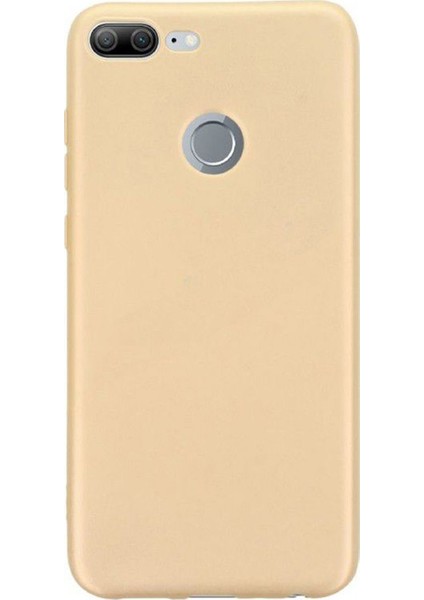 Huawei Honor 9 Lite Premium Matte Silikon Kılıf Gold