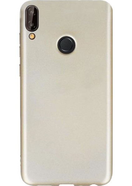 Huawei Honor Play Premium Matte Silikon Kılıf Gold