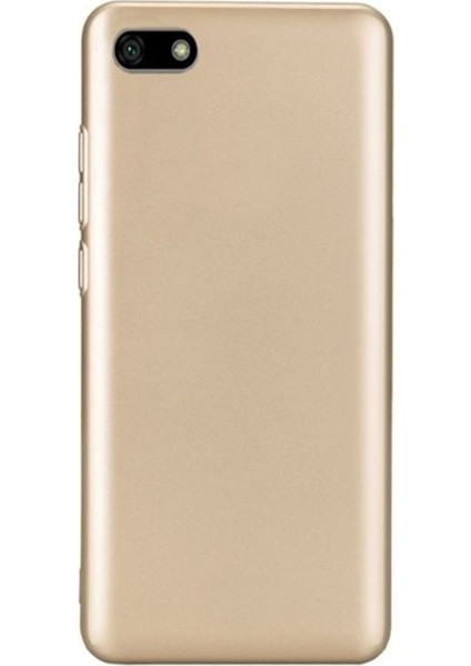 Huawei Y5 2018 Premium Matte Silikon Kılıf Gold