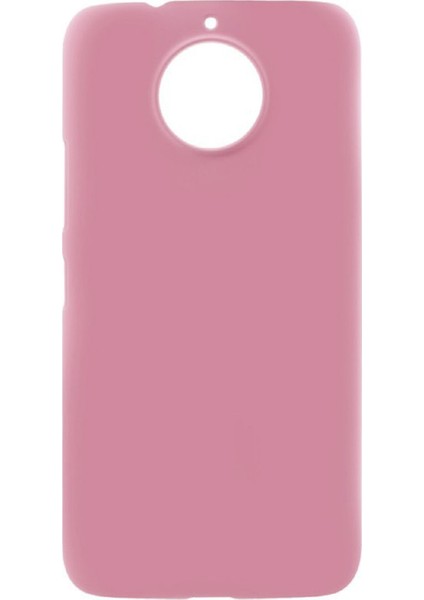 Motorola Moto G5S Plus Premium Matte Silikon Kılıf Pembe