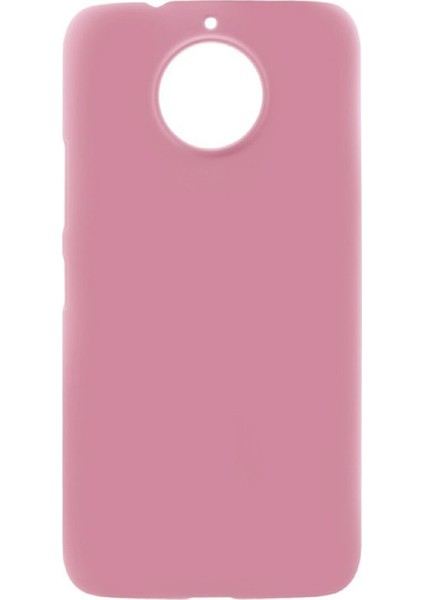 Motorola Moto G5S Premium Matte Silikon Kılıf Pembe