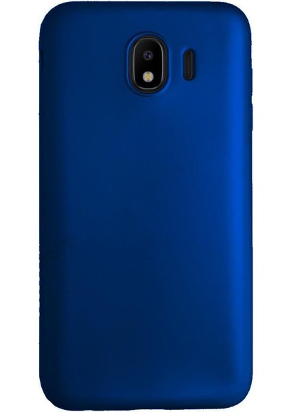 Samsung Galaxy J4 Premium Matte Silikon Kılıf Lacivert