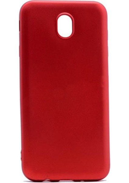 Samsung Galaxy J5 Pro 2018 Premium Matte Silikon Kılıf Kırmızı