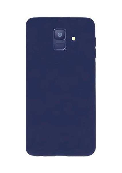 Samsung Galaxy J6 Premium Matte Silikon Kılıf Lacivert