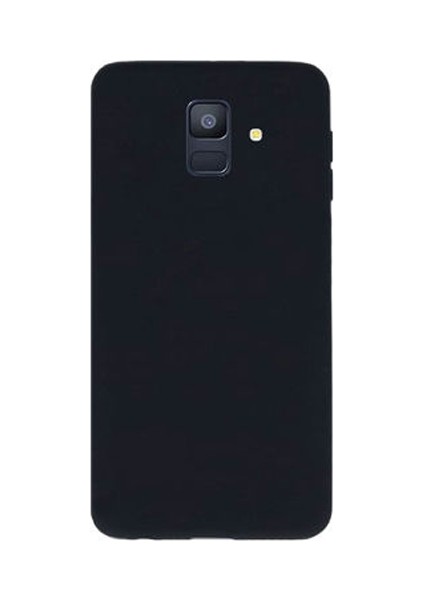 Samsung Galaxy J6 Premium Matte Silikon Kılıf Siyah