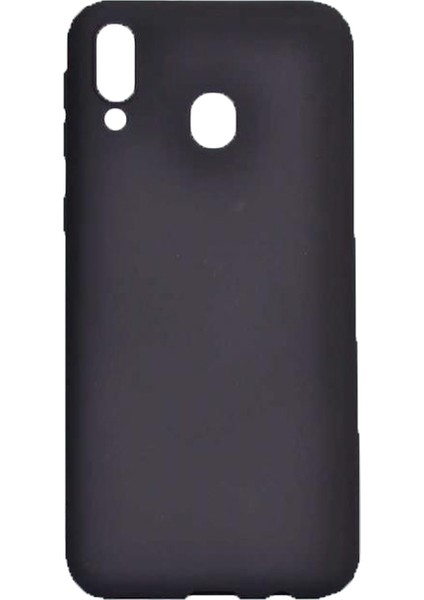 Samsung Galaxy M20 Premium Matte Silikon Kılıf Siyah