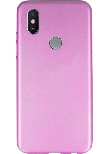 Xiaomi Mi Max 3 Premium Matte Silikon Kılıf Pembe